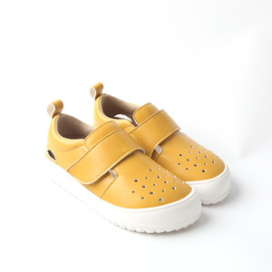 Babyhappy รองเท้าหนังแท้ระบายอากาศได้ดีดีไซน์เนอร์หนังแท้ที่เรียบง่ายเหมาะกับการเดินสำหรับเด็กทารกหัวกว้างผ้าฝ้าย - Product Image 3