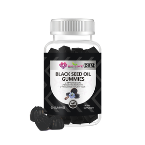 Gummies de qualité garantie pour la santé des cheveux et de la peau, à l'extrait d'huile de nigelle, pour la protection du foie, bonbons gélifiés naturels purs - Product Image 2