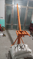 Nouvelle grue électrique domestique orange de petite taille pour toitures et chantiers de construction, palan de levage de briques 220V avec capacité de 500 kg