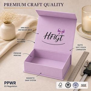 Cajas de Papel con Logotipo Personalizado CRD, Cierre Magnético, Caja de Regalo Rígida Plegable, Empaque de Lujo para Joyería y Relojes - Product Image 2