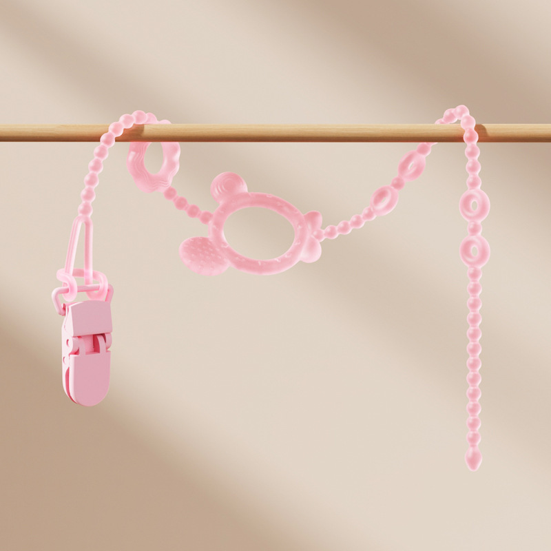 Sac nacré rose transparent TF