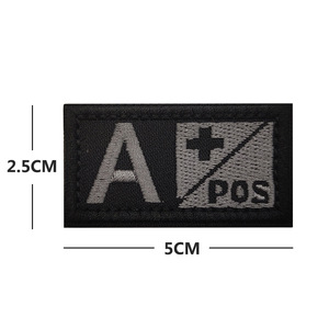 Máy thêu nhiều màu Nhóm máu vá A + <span class=keywords><strong>B</strong></span> + AB + <span class=keywords><strong>O</strong></span> + a-<span class=keywords><strong>b</strong></span>-ab-<span class=keywords><strong>o</strong></span>-móc Vòng dán cho Túi chiến thuật mũ và quần á<span class=keywords><strong>o</strong></span> - Product Image 4