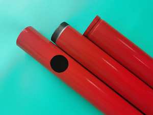 Tubo de Fogo Vermelho Pré-fabricado com Ranhuras Personalizadas e Perfuração de Furos Antiferrugem - Product Image 5