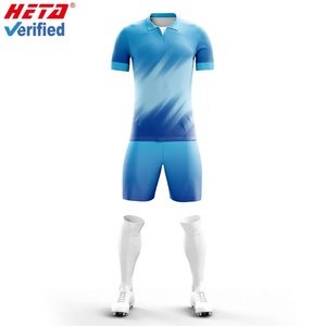 Wholesale Customized Soccer Wear <b>Men</b> FootballJerseys Breathable Shorts Sublimation Soccer Jersey Set Football Uniforms Set - Product Image 3