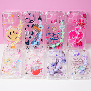 Fundas de teléfono personalizadas de fábrica para iPhone 16 15 14 Kawaii funda protectora a prueba de golpes con cordón Forros Celular Al Por Mayor - Product Image 4