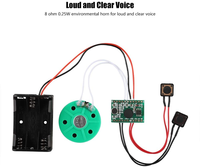 Module de lecteur MP3 USB, puce de modules sonores enregistrables pour enregistreur de cartes de vœux, à prix raisonnable