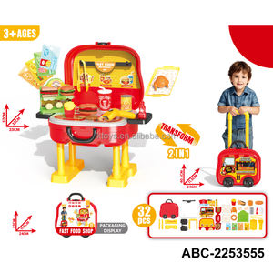 Giocattoli fortunati trucco e deposito valigie a pezzi banco da lavoro Set a pezzi valigie - Product Image 3