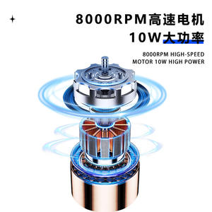 Tondeuse à cheveux électrique Kemei KM-1807, corps métallique, écran digital, charge USB, tondeuse professionnelle pour hommes - Product Image 5