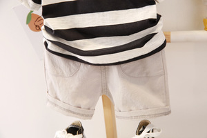 Nouvel ensemble de vêtements pour enfants, ensemble de vêtements pour enfants en coton, t-shirt et short, ensemble 2 pièces pour garçons - Product Image 6