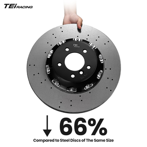 Disco de Freno de Cerámica de Carbono CCB de Alto Rendimiento TEI para Automóviles, para Bentley, <span class=keywords><strong>Ferrari</strong></span>, Lamborghini, Maserati, Land Rover, Volvo - Product Image 6