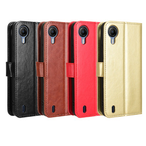 Nouvelle coque en cuir PU à motif Crazy Horse pour Cricket Debut <span class=keywords><strong>S2</strong></span> U380AC/AT&T Calypso 4, étui de protection pour téléphone portable - Product Image 2