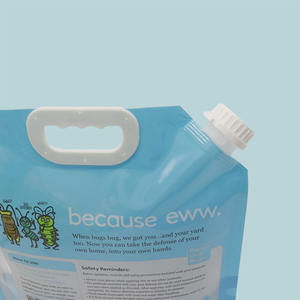 Sac en plastique imprimé personnalisé pochette à bec spécifique aux pesticides emballage sûr pour liquide - Product Image 5