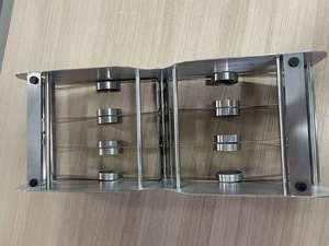 Dispensador de etiquetas de acero inoxidable de seis rollos <span class=keywords><strong>Dolder</strong></span> para envasado de alimentos No se requiere energía Hecho en Guangdong - Product Image 3