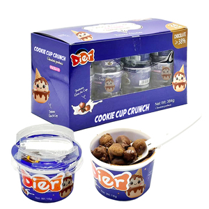 <span class=keywords><strong>Galletas</strong></span> con Sabor a Chocolate al Por Mayor, Marca Privada Personalizada, <span class=keywords><strong>Galletas</strong></span> Crujientes en Forma de Taza, Disponibles al Por Mayor, Ideales para Refrigerios Infantiles y Fiestas - Product Image 1