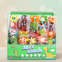 Bonbons gélifiés aux fruits en forme d'animaux de dessin animé pour enfants, collation de printemps pour les fêtes