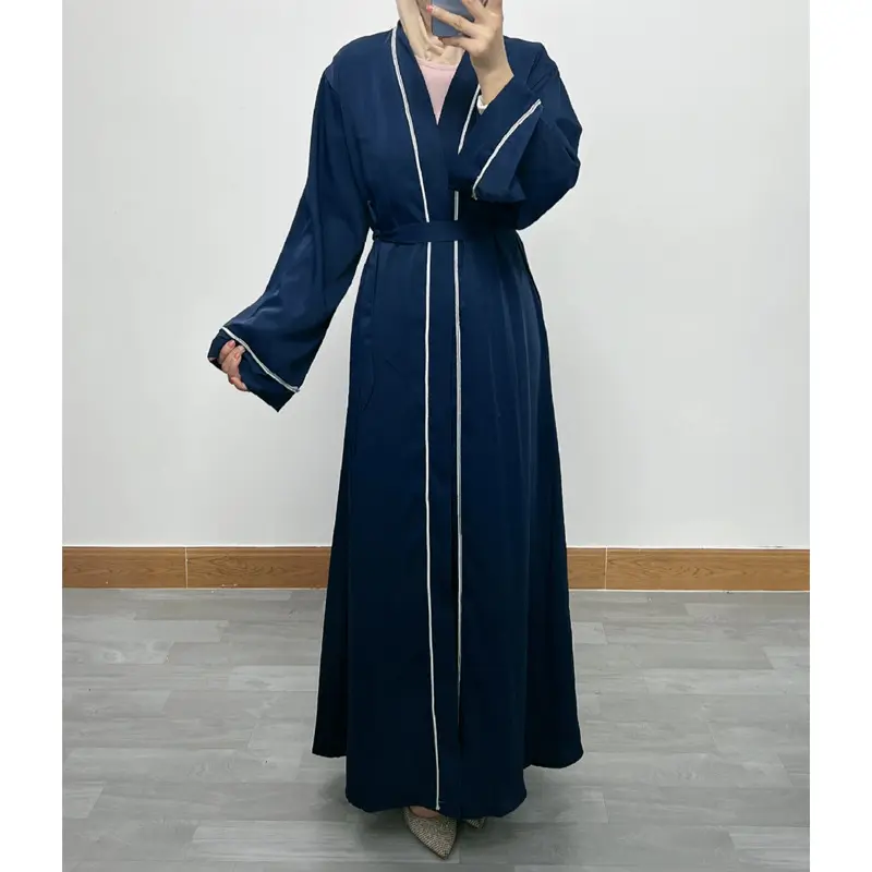 Abaya Vrouwen Islamitische Jurk Abaya Femmes Gewaad Musulmane Dubai Kalkoen Mode Eid Jurk Traditionele Moslim Kleding