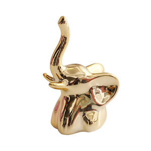 Statuetta di <span class=keywords><strong>Elefante</strong></span> in Ceramica Personalizzata, Artigianato in Porcellana Ecologico e Moderno, <span class=keywords><strong>Statua</strong></span> di <span class=keywords><strong>Elefante</strong></span> Natalizia per Decorazioni e Regali - Product Image 5