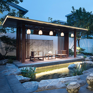 ทางเดินในชนบทรูปฟักทองแบบนอร์ดิก, ระเบียง, วิลล่า, สวน, ลาน, โคมระย้า LED และโคมระย้ากลางแจ้งกันน้ำ - Product Image 3