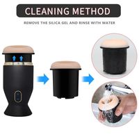 Automatischer Saugvibrator mit Realistischer Vagina, Männlicher Masturbationsbecher, Taschenmuschi, Sexmaschine, Masturbator für Männer