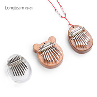 8 Keys Mini Kalimba Thumb Piano Instrument Musical Instrument Mahogany and Acrylic Kalimba for Wholesale