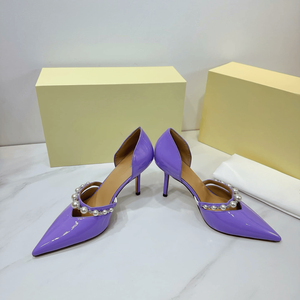 Zapatos Jimmy Fashion con Pedrería y Perlas, Tacones de Aguja, Punta Puntiaguda, Tacón Ultra Alto, Zapatos Sexys para Boda, Damas de Honor, Cena o Fiesta - Product Image 6
