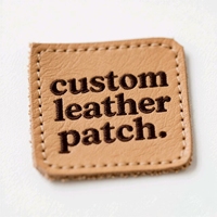 Patchs en cuir brossé argent/noir gravables au laser, haute prêtabilité au laser, écologiques, gaufrés, adhésif puissant pour vêtements, chaussures, sacs