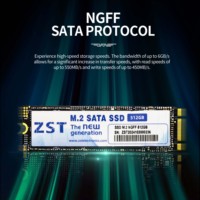 قرص صلب جديد بتصميم M.2 SATA بسعات 128 جيجابايت و256 جيجابايت و512 جيجابايت و1 تيرابايت، قرص صلب ذو حالة صلبة NGFF SSD