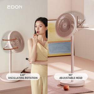 Oscillante <span class=keywords><strong>3</strong></span> In 1 portatile luce a Led a bassa tensione di raffreddamento a distanza In piedi piedistallo ventilatore da pavimento con luce - Product Image 2
