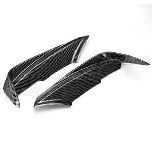 F30 2pcs Front Bumper Lip <b>Splitter</b> Spoiler Side Canards for BMW F30 F31 M Sport 2012-2019 Fog Light Lamp Eyebrow Frame Cover - Product Image 4
