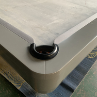 Table de billard de luxe au design haut de gamme, cadre en bois massif, système de retour de billes, plateau en ardoise, finition peinture piano, qualité professionnelle