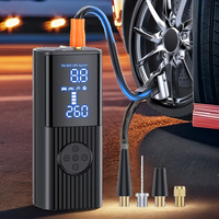 Gonfleur de pneus portable, pompe à air, batterie 15000mAh, jauge de pression numérique ABS, moniteur de pression des pneus pour voitures, motos, vélos