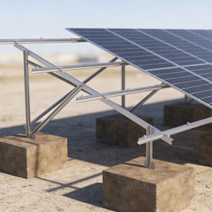 Sistema de Montaje Solar de Campo Abierto Moderno de Alta Calidad, Soporte de Suelo para Paneles Fotovoltaicos, Aluminio, Acero Galvanizado en Caliente, Alta Resistencia al Viento - Product Image 3