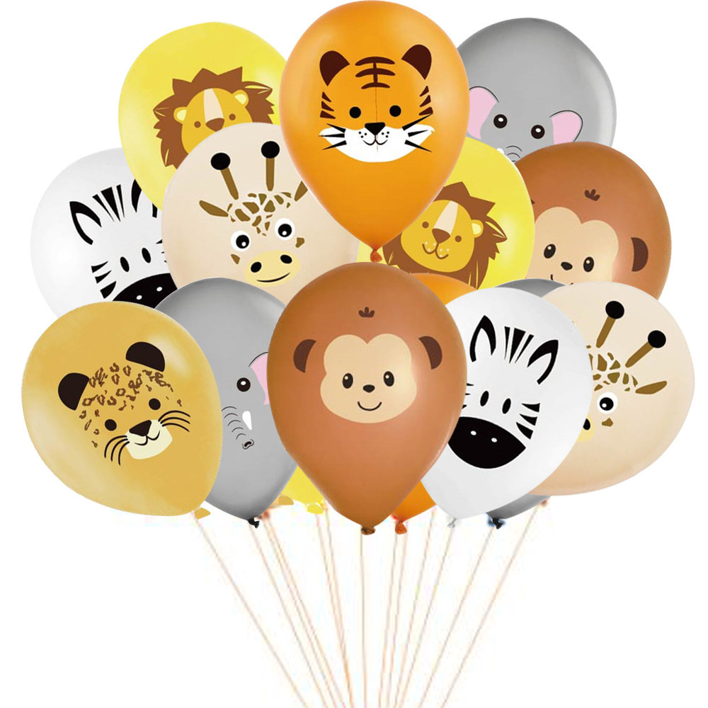 VIKY® Leeuw ballonnen voor verjaardag, 3D-folieballon, leeuw, staand, kinderverjaardag, decoratie, leeuw, heliumballon, jungle-decoratie, verjaardag, leeuwendecoratie, luchtballon dieren met poten
