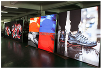 Boîte lumineuse circulaire publicitaire en tissu, rétroéclairée par LED, personnalisée RuiQi, étanche, écologique, haute luminosité, vente en gros