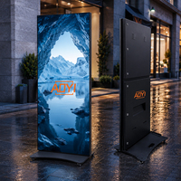 Écran LED portable pliable P2.5 pour extérieur, affichage numérique sur pied pour location de scène événementielle