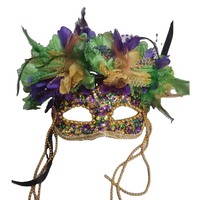 Masque pour les yeux du Mardi Gras, masque facial Fleur de Lys