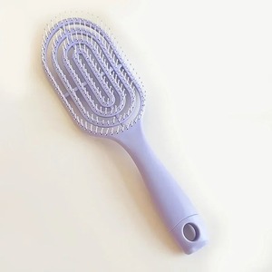 Peigne à cheveux lisses, peigne à dents creuses, peigne de coiffure en forme de Huizi, peigne de massage à long manche, peigne à double usage pour cheveux secs et humides - Product Image 6
