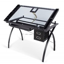 Bureau de <span class=keywords><strong>dessin</strong></span> moderne en métal à hauteur réglable pour étudiants, artistes, architectes - pour chambre ou salon, mobilier scolaire - Product Image 4