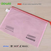 Sac de rangement en maille transparente et imperméable avec fermeture éclair, idéal pour documents et jouets, grande capacité pour papiers et dossiers - Prix usine personnalisé UIOWIO