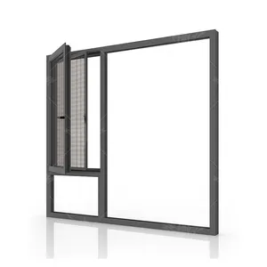 全新合金住宅窗口格栅设计超级出售铝Windows画图