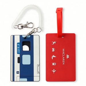 ป้ายแท็กกระเป๋าเดินทางแบบวงกลม PVC นิ่ม คุณภาพสูง แบบกำหนดเองได้ - Product Image 5