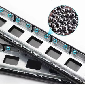 Puerta Plegable Giratoria Oculta Moderna con Riel Deslizante de Hierro de Montaje Lateral para Cocina, Comedor, Dormitorio, Apartamento, Gimnasio, con Cierre Suave - Product Image 3