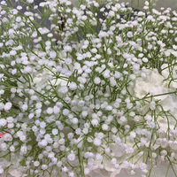 Decoración de Flores para Sofá de Alta Calidad L-815, Arreglo de Flores Artificiales de Rosas, Camino de Mesa de Flores de Gypsophila Blanca