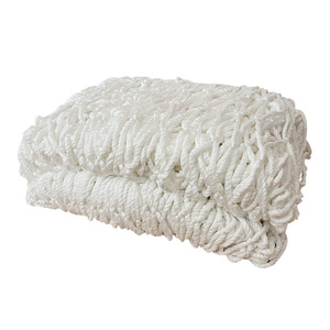 Safety Net White Polyester Elastic Yarn 10cm 5cm 3cm Mesh Size Fall Protection For Construction Site Balcony Staircase Courtyard - Product Image 1