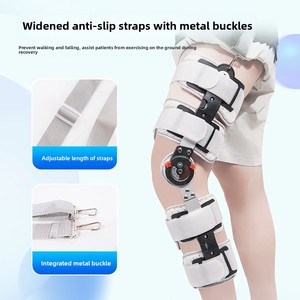 Stabilizzatore elastico regolabile del ginocchio uno formato morbido tutore per il recupero di frattura e terapia di riabilitazione fornitura protettiva - Product Image 4