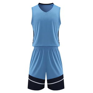 Grosir setelan Jersey kit basket pria kustom Model baru pakaian basket tim seragam basket angka cetak - Product Image 1