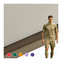 Tissu polyester pour impression par sublimation, tissu polyester torsadé tendance pour le football/sport