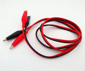 Pinces <span class=keywords><strong>Crocodile</strong></span> <span class=keywords><strong>fil</strong></span> électrique isolé multimètre fils fils de Test ensemble pinces <span class=keywords><strong>Crocodile</strong></span> Double extrémité câble de testeur de tension - Product Image 6