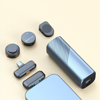 Mikrofon Lapel Magnetik S53 Peredam Kebisingan Nirkabel untuk Siaran Langsung dan Perekaman Video Pendek