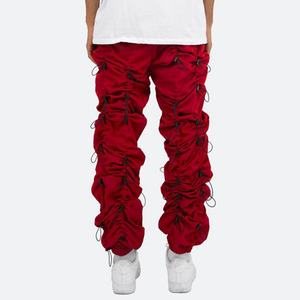 Pantalon tactique en nylon pour homme avec logo personnalisé, cordon élastique superposé à plusieurs attaches, vente en gros - Product Image 5